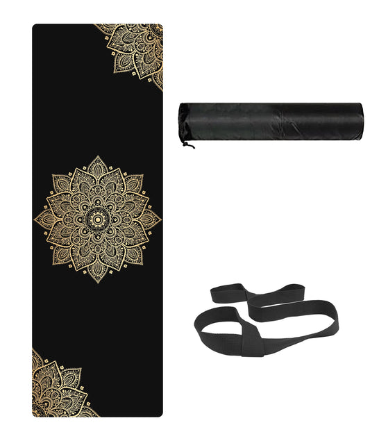 Yoga Mat Premium Printing Non Slip Exercise & Fitness Mat for All Types of Yoga, Pilates & Floor Workouts (72" X 24" X 6Mm Thick)