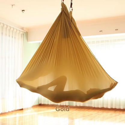 20 Color Aerial Yoga Hammock 4/5/6/7*2.8M Yoga Flying Swing for Anti-Gravity Yoga Inversions Yoga Sling