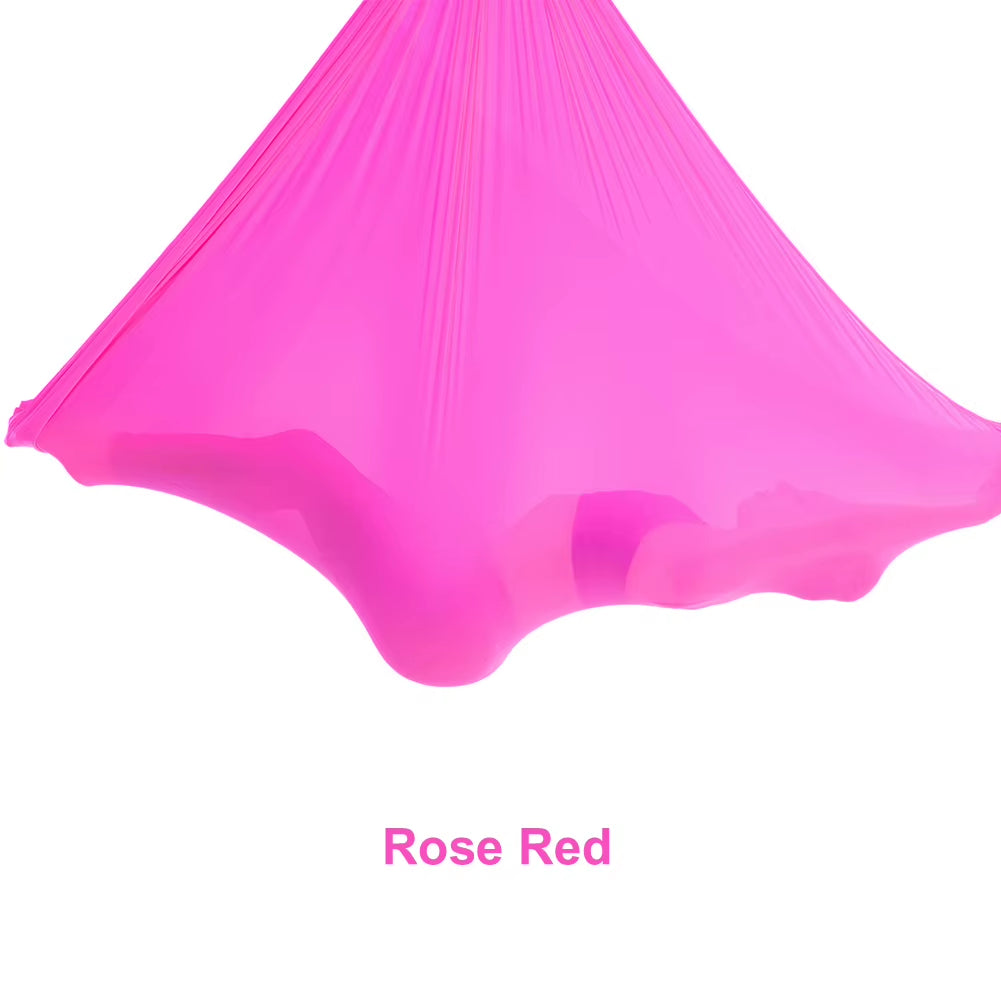 20 Color Aerial Yoga Hammock 4/5/6/7*2.8M Yoga Flying Swing for Anti-Gravity Yoga Inversions Yoga Sling