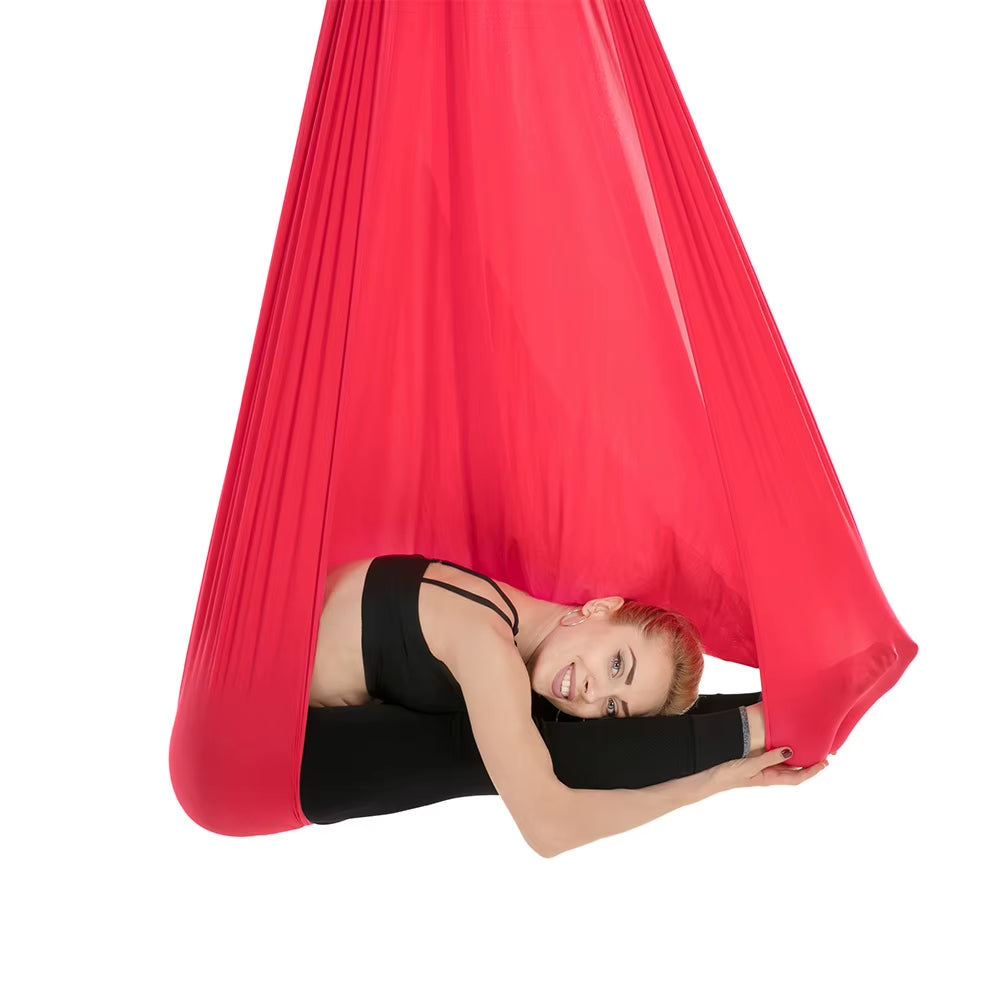 20 Color Aerial Yoga Hammock 4/5/6/7*2.8M Yoga Flying Swing for Anti-Gravity Yoga Inversions Yoga Sling