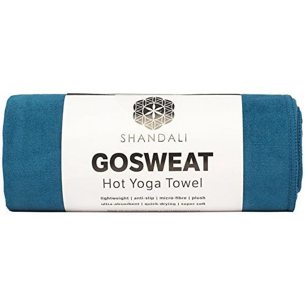 Gosweat Hot Yoga Towel, Color Evening Blue, Size 26.5 X 72