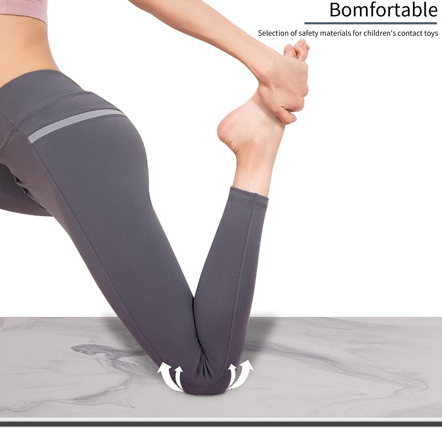 Printed Yoga Mat Non Slip Eco Friendly 72 X 27 Inch,Thick 1/4Inch Fitness Exercise Mat for Pilates,Gym Home or Workout Mat with Carrying Strap 6Mm