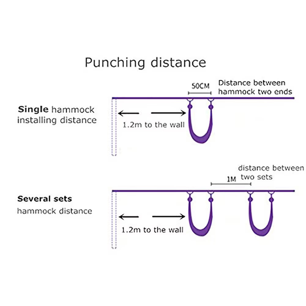 20 Color Aerial Yoga Hammock 4/5/6/7*2.8M Yoga Flying Swing for Anti-Gravity Yoga Inversions Yoga Sling