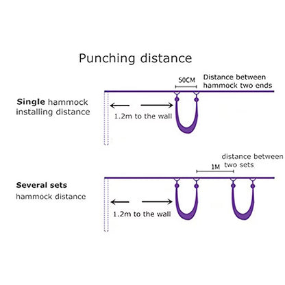 20 Color Aerial Yoga Hammock 4/5/6/7*2.8M Yoga Flying Swing for Anti-Gravity Yoga Inversions Yoga Sling